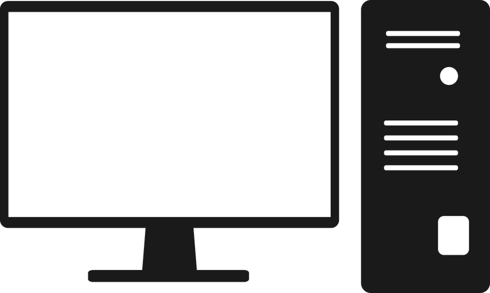 Desktop Computer Setup Icon PNG