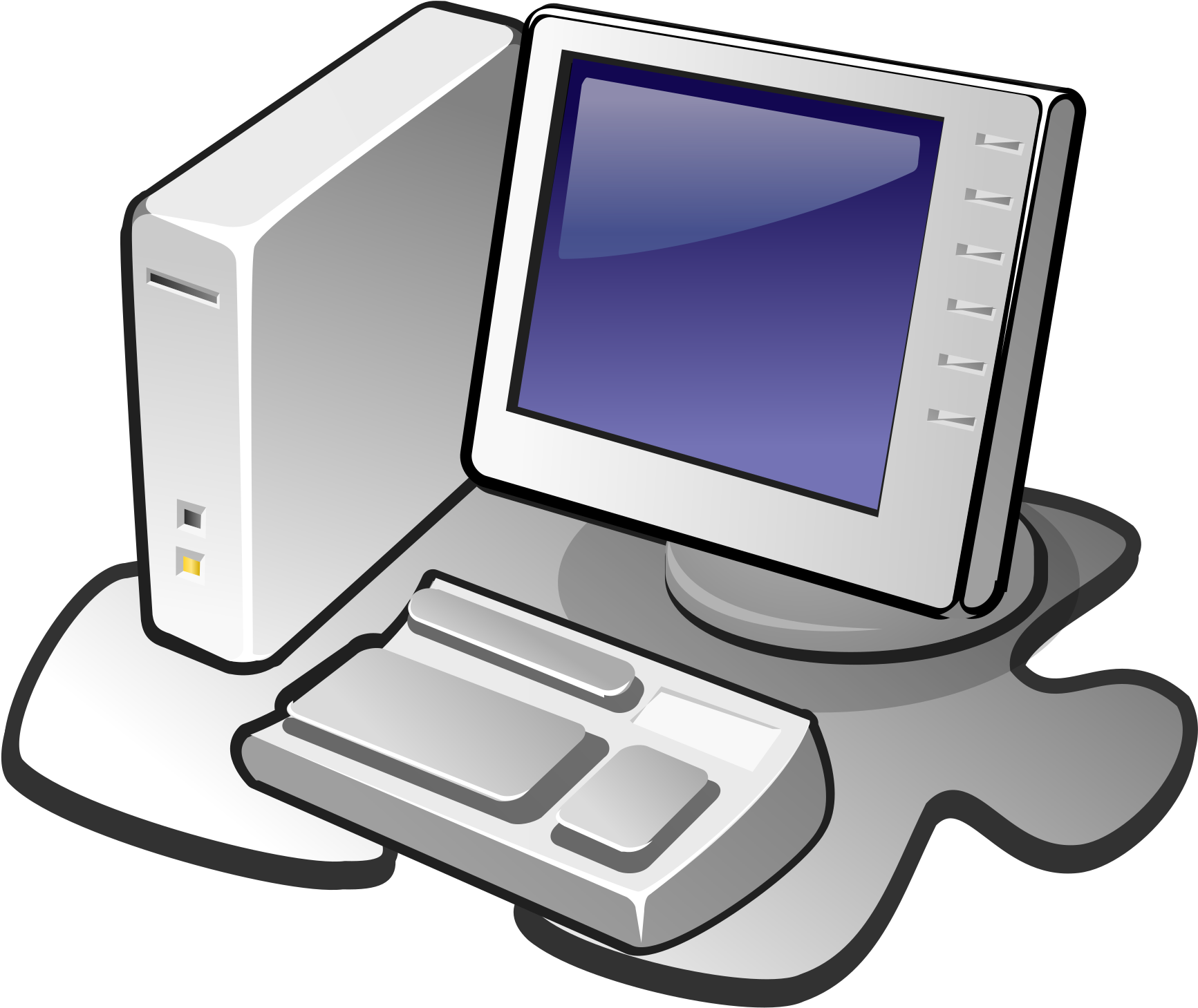 Desktop Computer Vector Illustration PNG