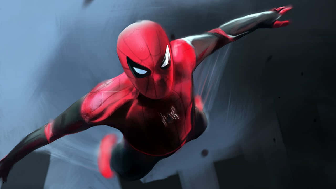 Spiderman Leaping Desktop Pc Background
