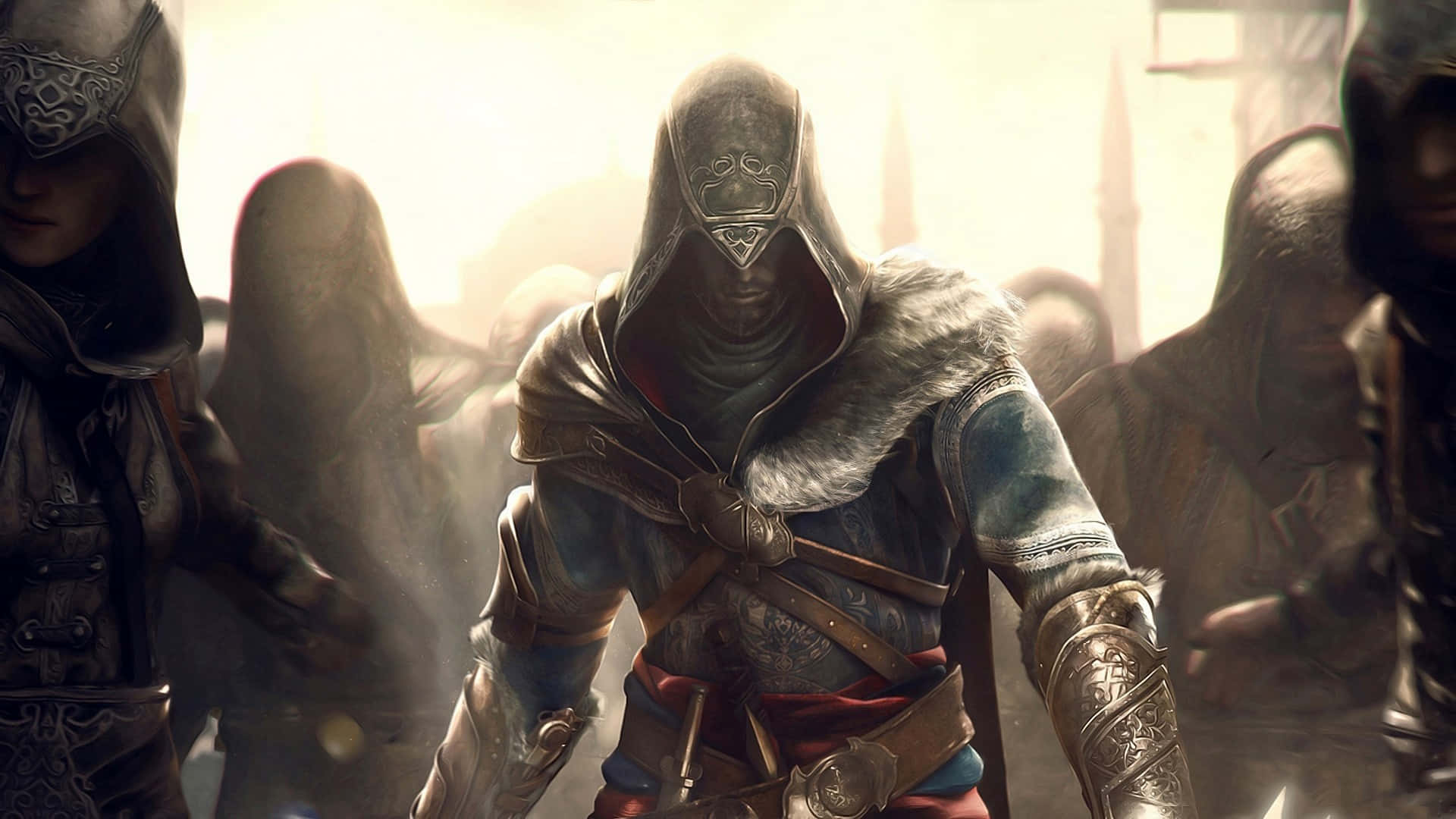 Desmondmiles En El Animus - Assassin's Creed Fondo de pantalla