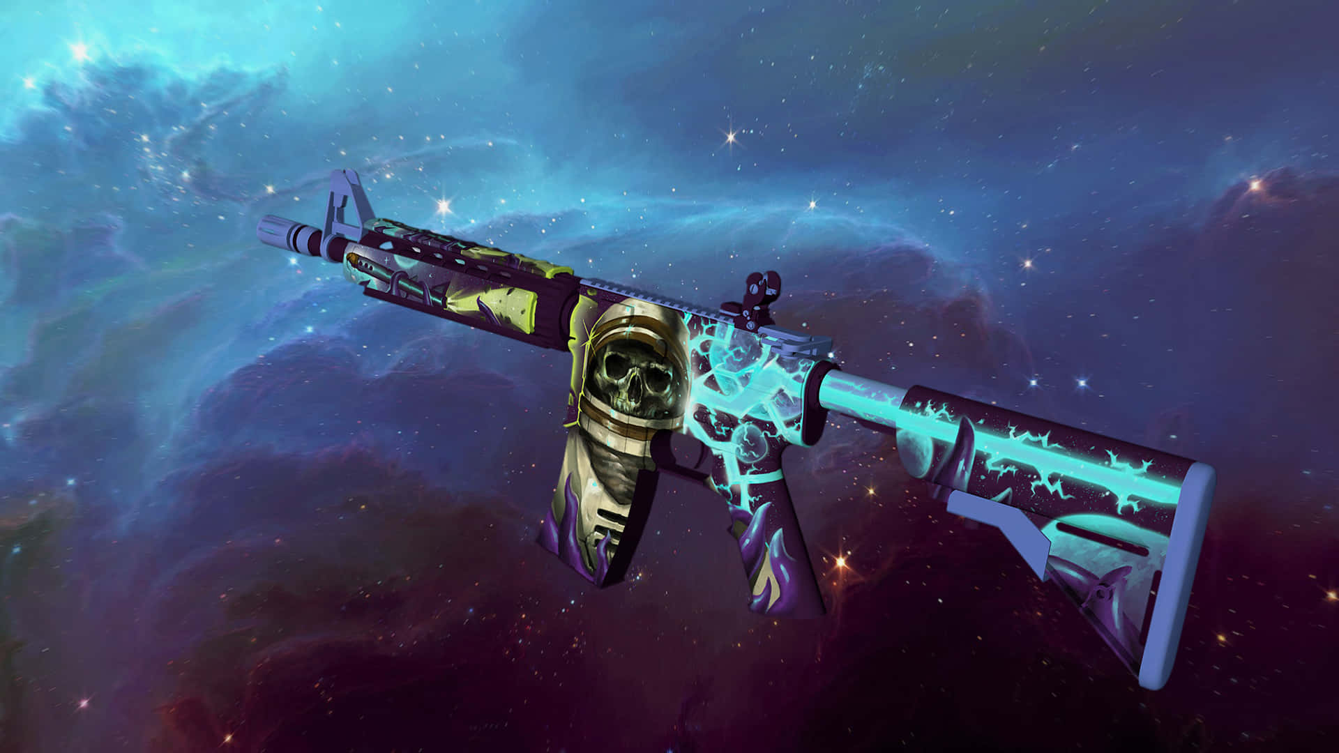 Desolate Space Gun Counter Strike Wallpaper