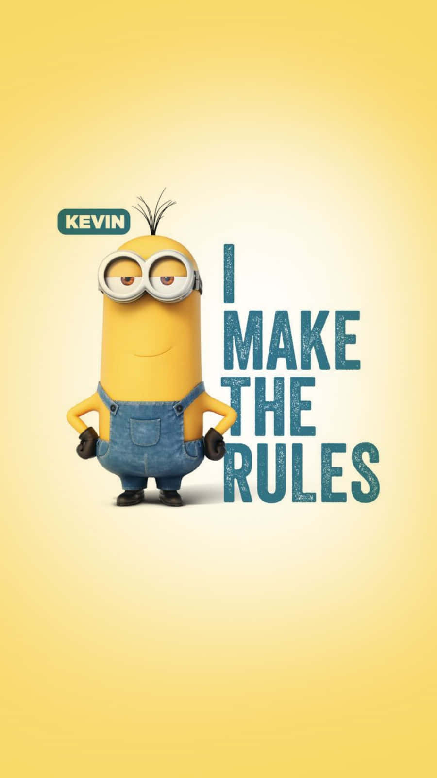 I Make The Rules Despicable Me Minion Iphone Wallpaper