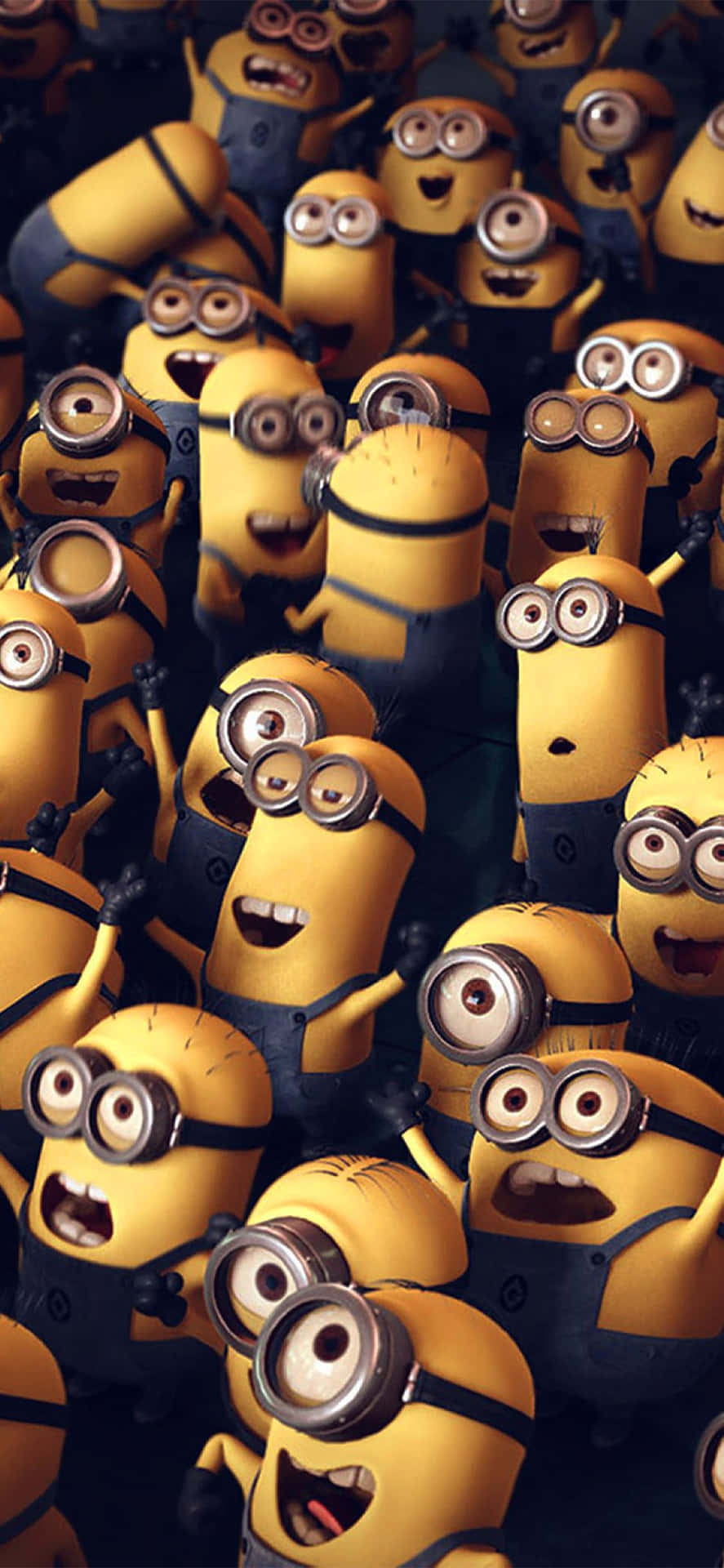 Laughing Despicable Me Minion Iphone Wallpaper