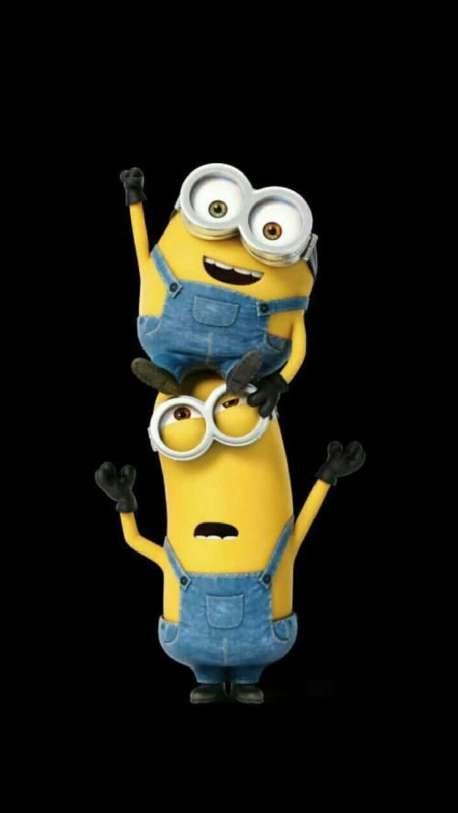 Bob On Kevin Despicable Me Minion Iphone Wallpaper