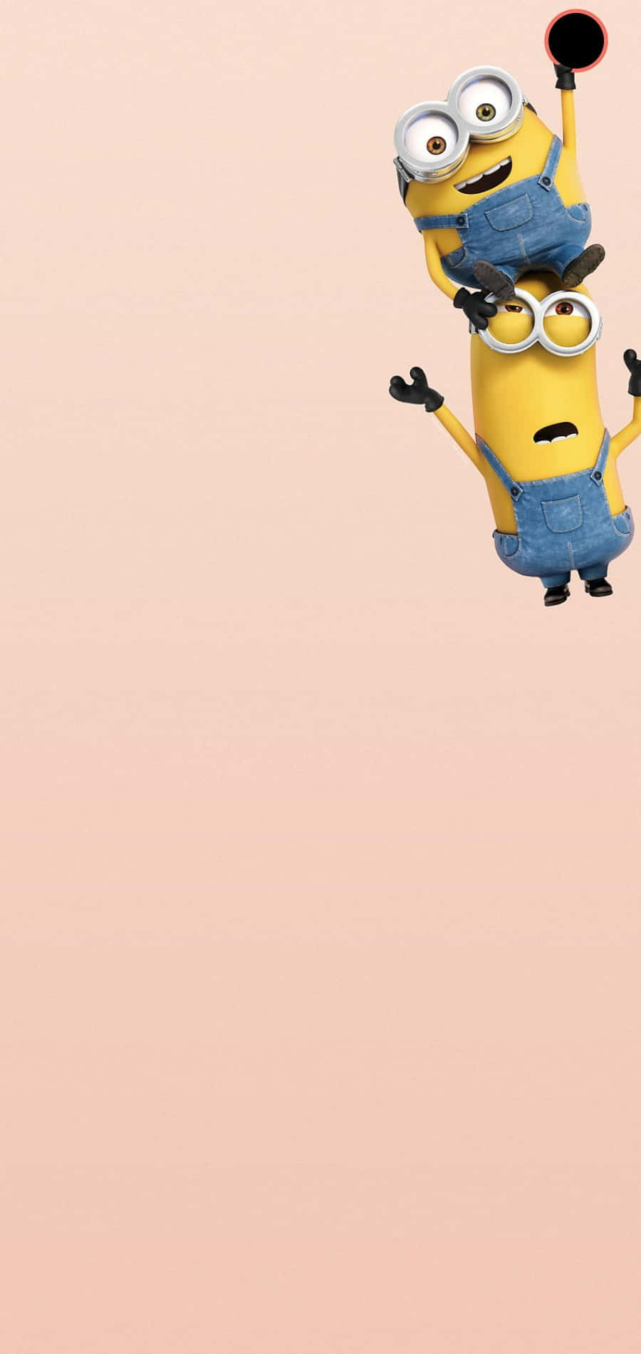 Pastel Pink Despicable Me Minion Iphone Wallpaper