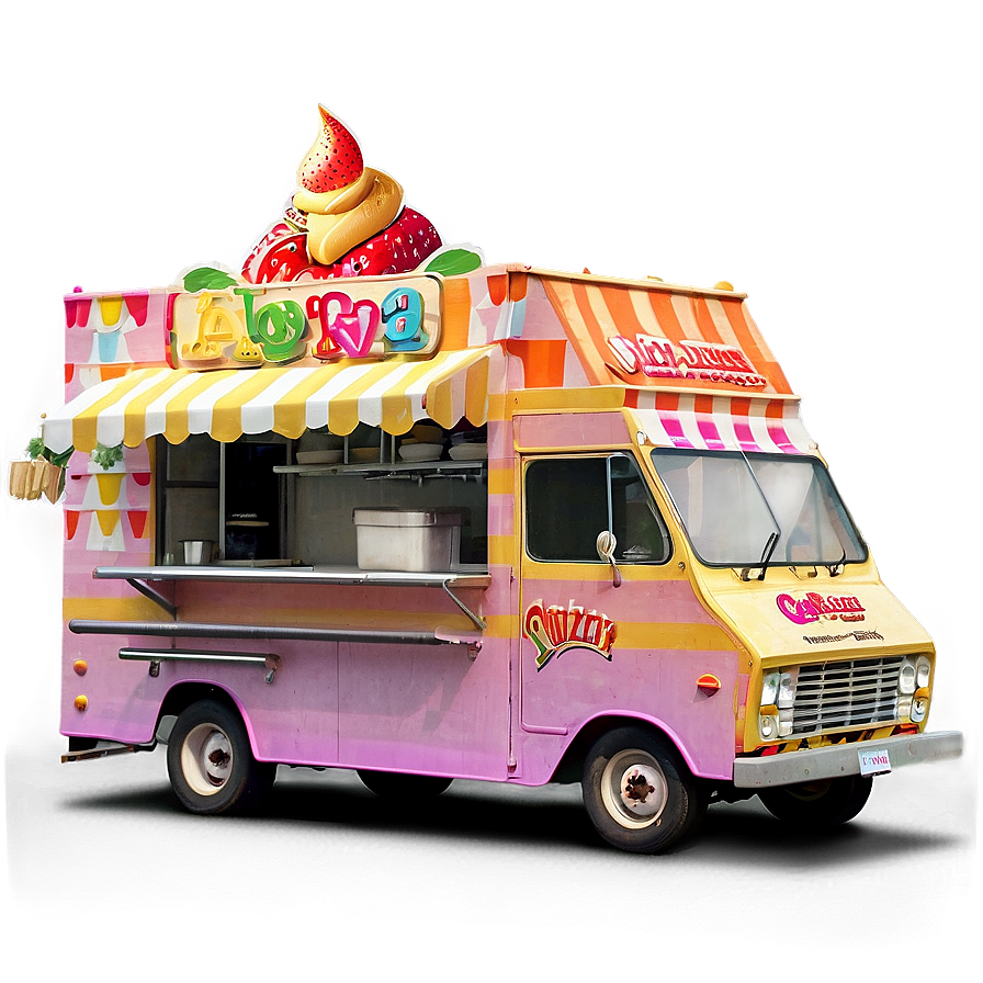 Download Dessert Food Truck Png Vfd | Wallpapers.com