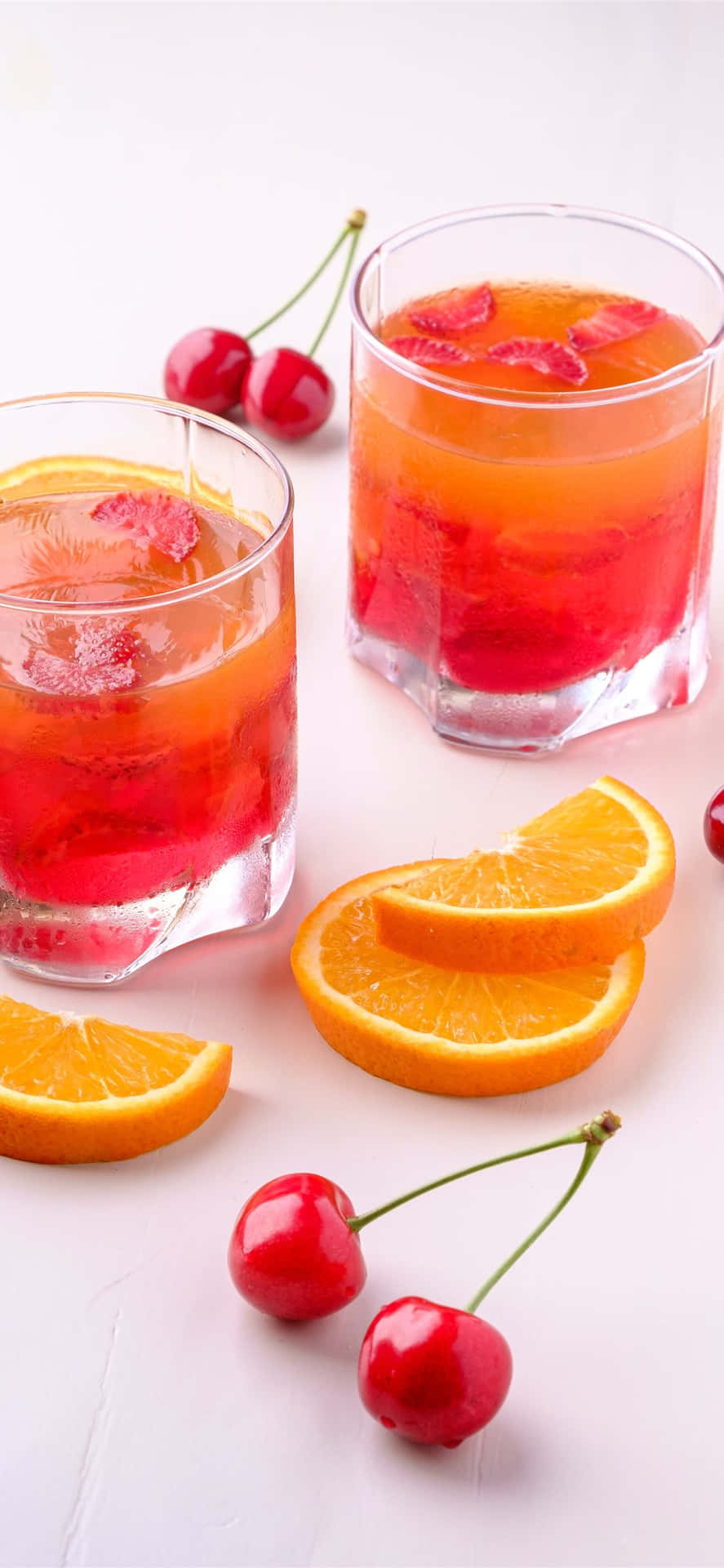 A Glass Of Orange Juice Wallpaper