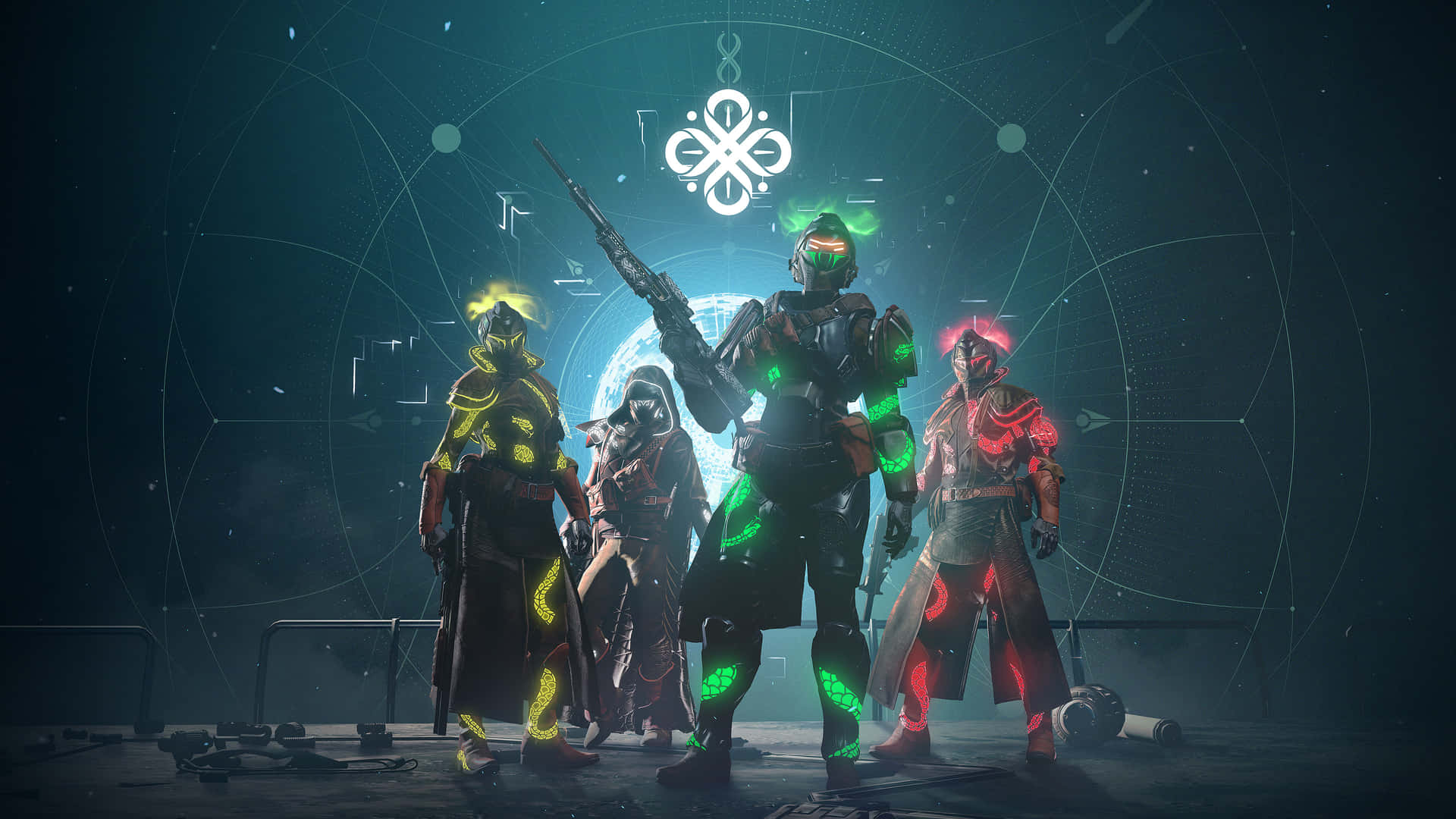 Destiny 2 4k Uhd Colorful Outfits Wallpaper