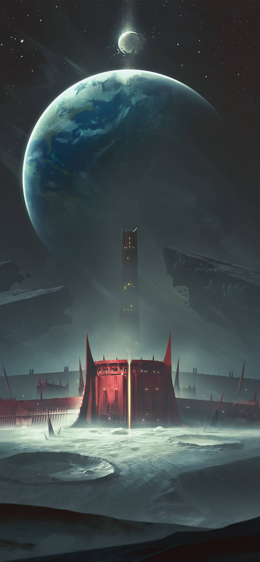 Destiny 2 Iphone Moon Fortress Wallpaper