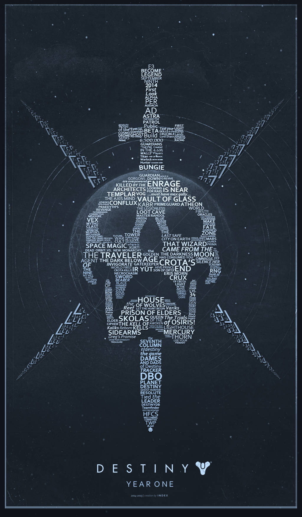Destiny 2 Iphone Skull With Sword Wallpaper