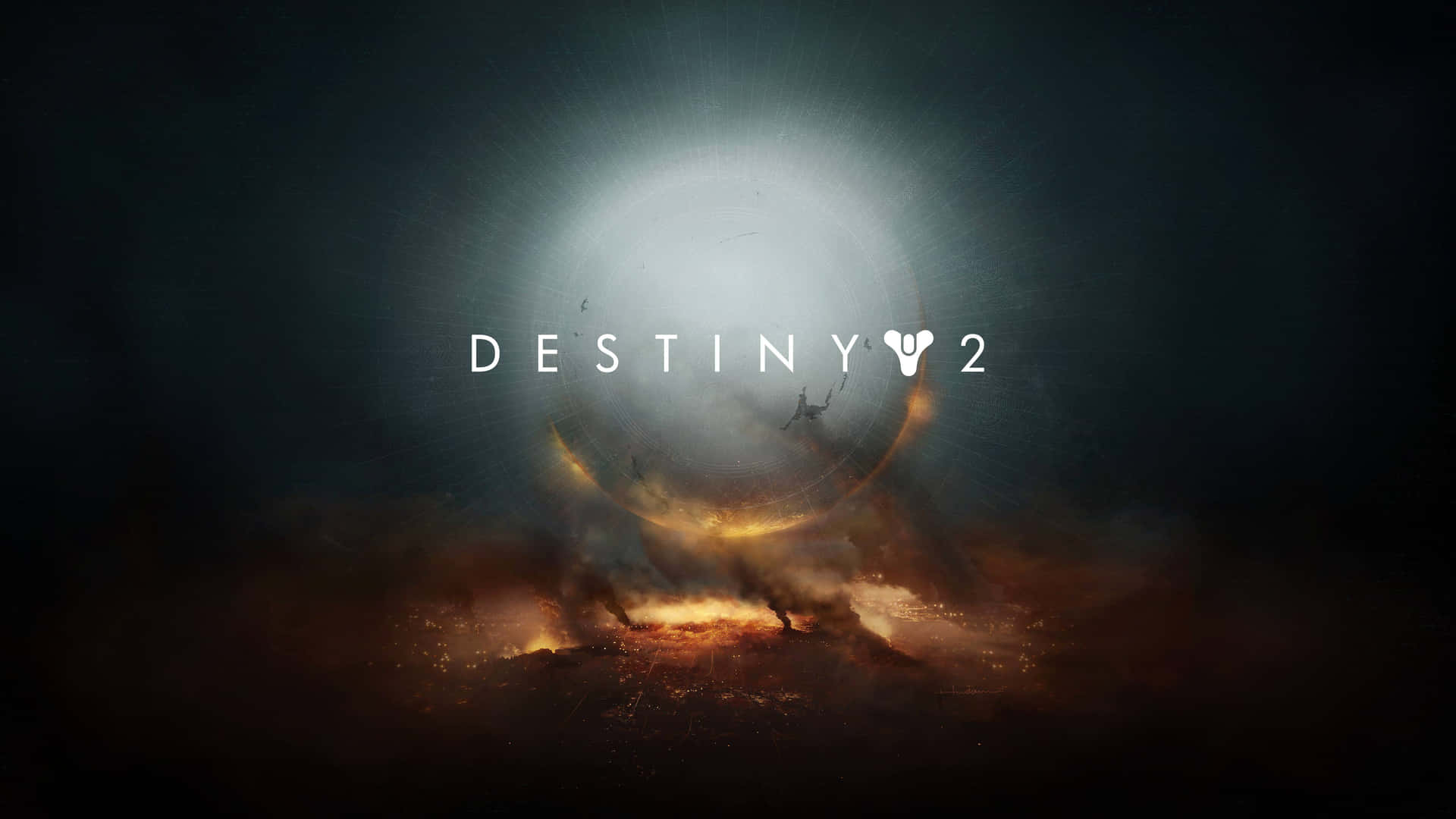 Destiny2 Logotypen Online-spel. Wallpaper