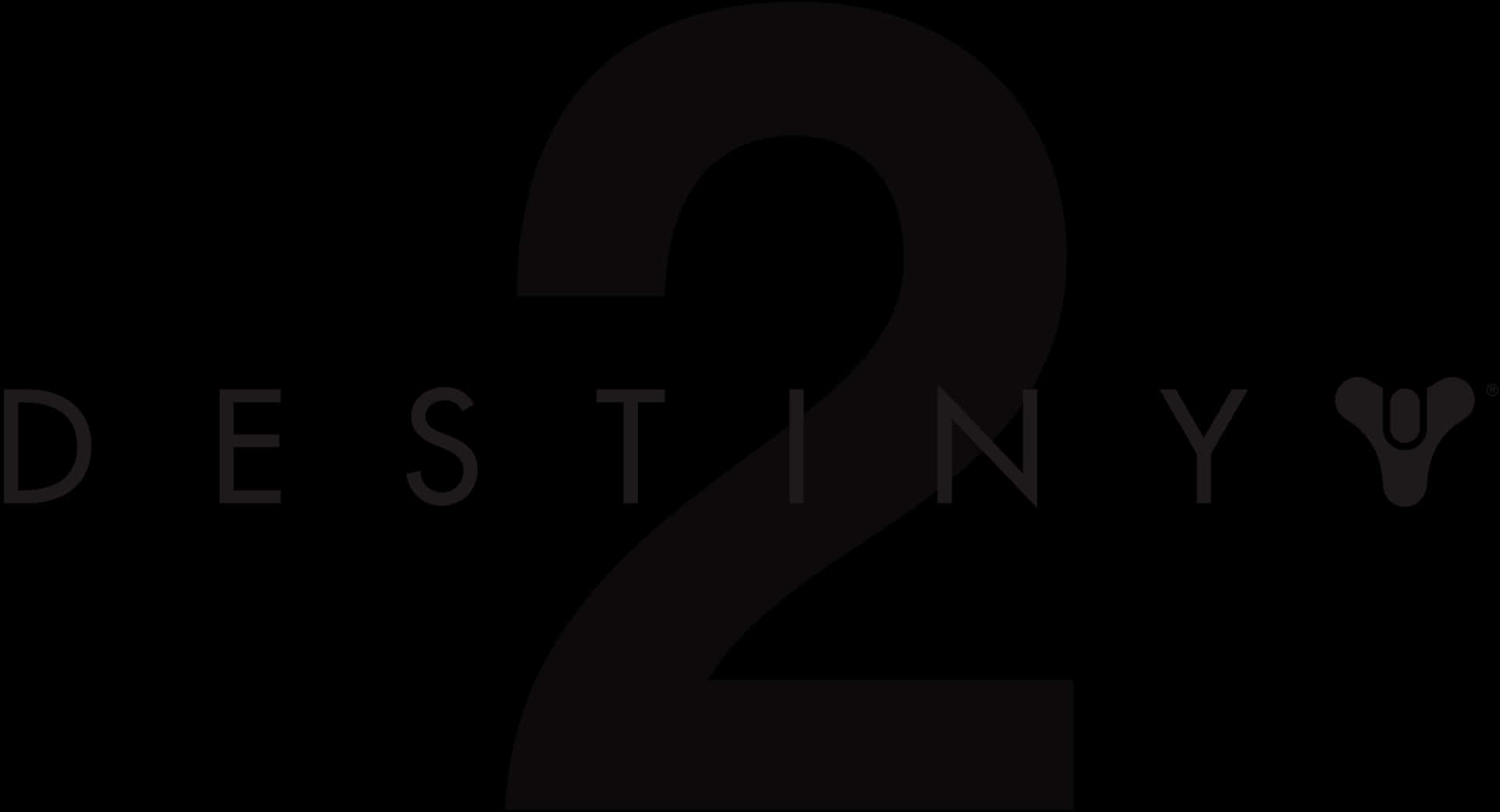 Logodel Videogioco Destiny 2 Sfondo