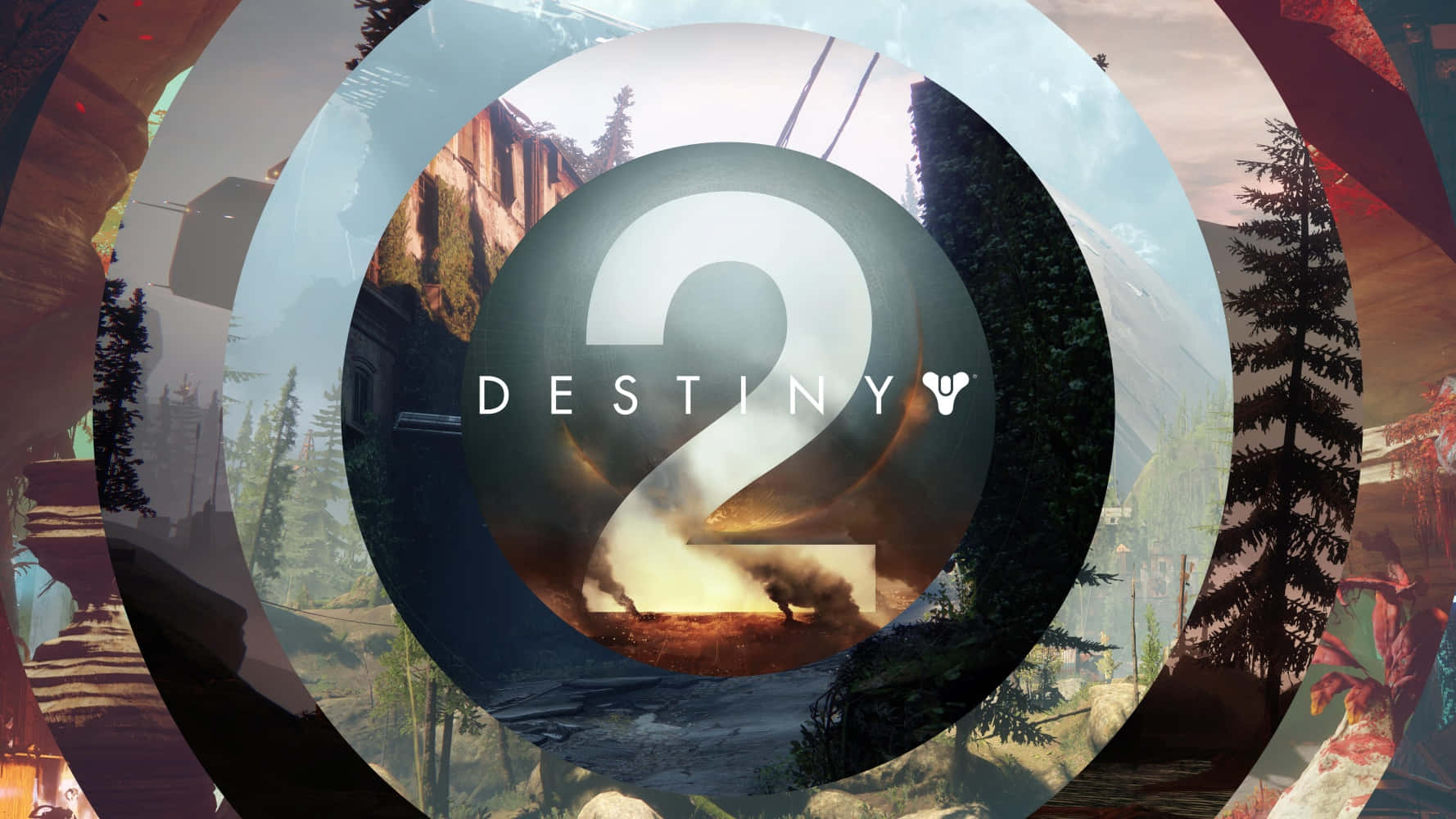 Destiny 2 Logo Videospil Wallpaper