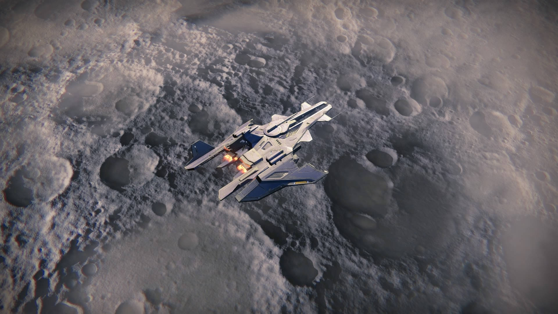 Destiny 4k Flying Above Moon Wallpaper