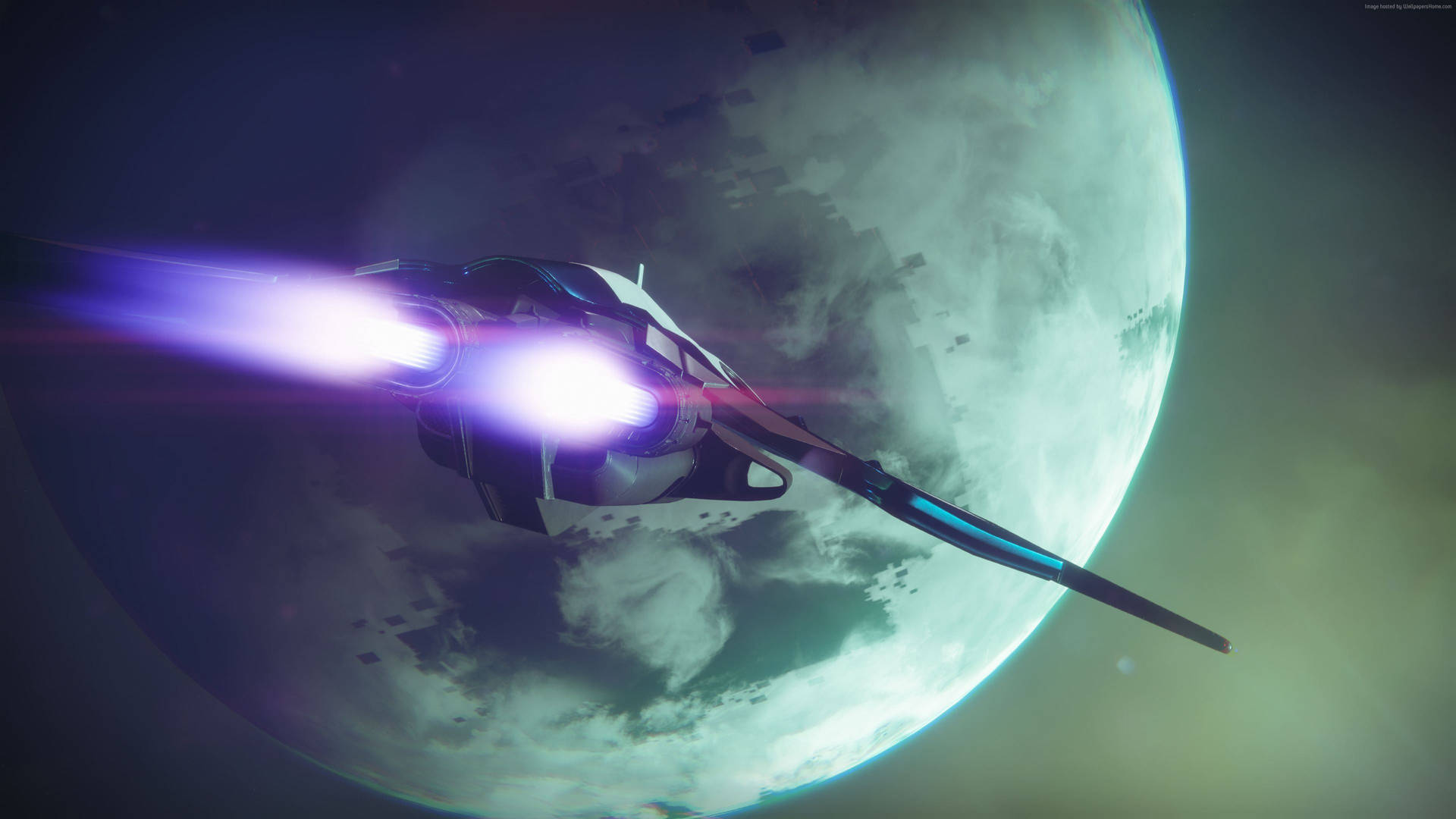 Booster Viola Sparrow Di Destiny 4k Sfondo