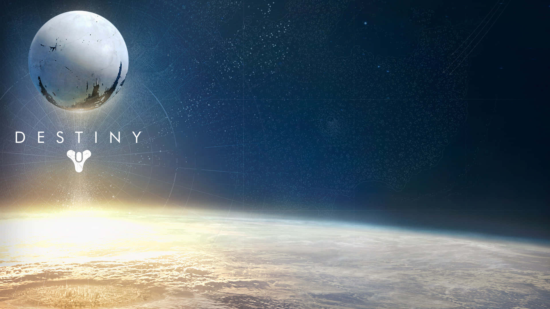 Destiny Logo Earth Wallpaper