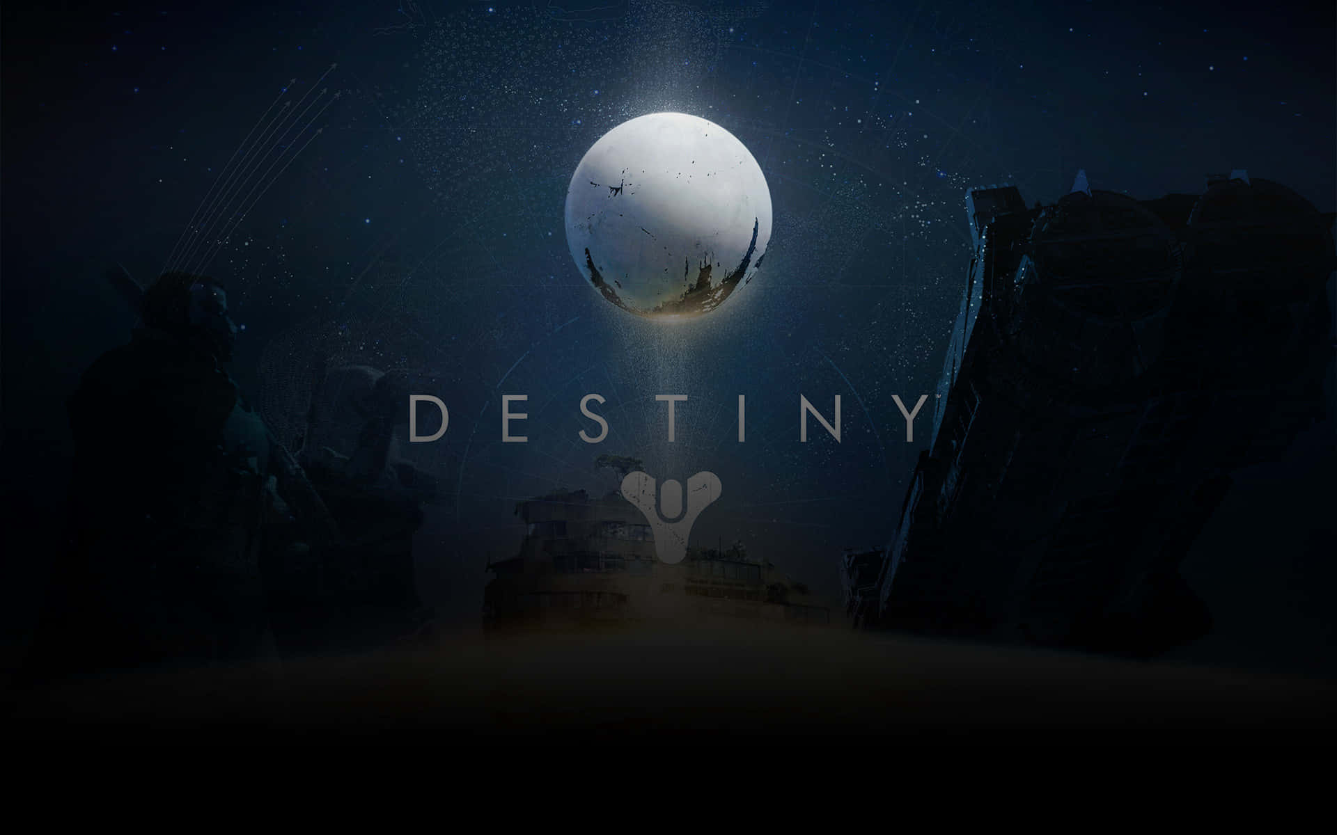 Destiny Logo Dark Moon Wallpaper