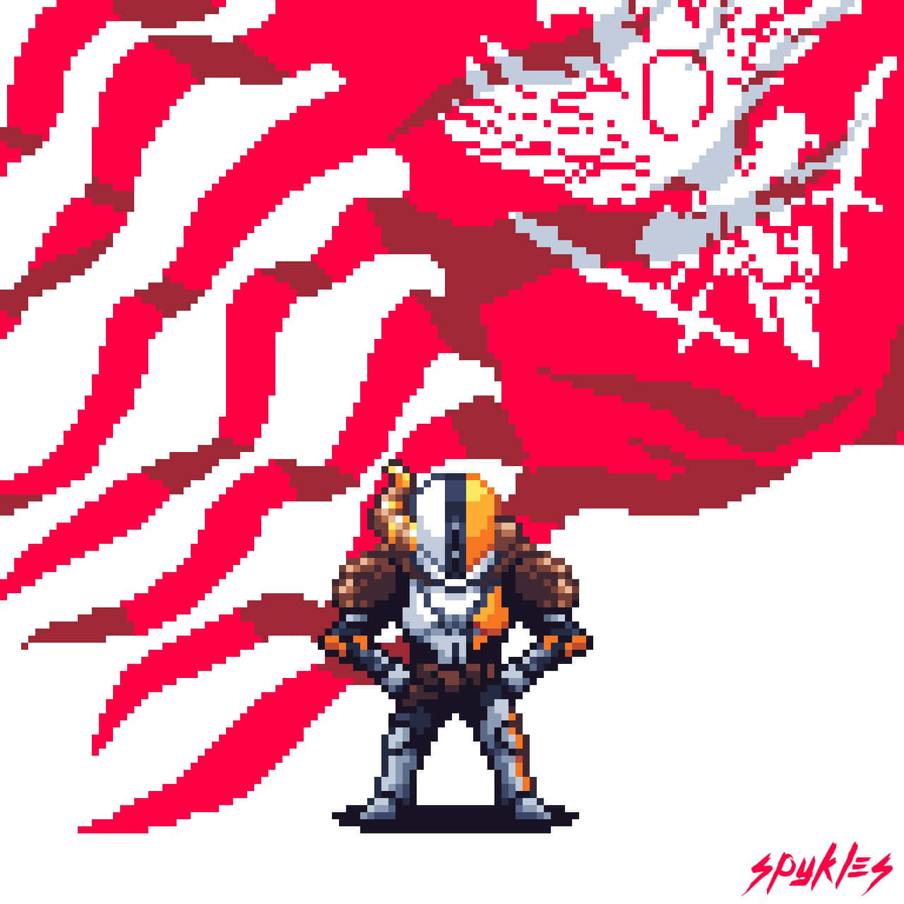 “Special Pixel Art from the Popular Video Game Destiny” Wallpaper
