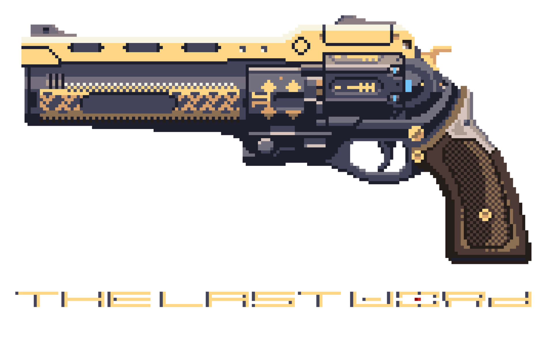 Destiny Pixel Art Gun Wallpaper