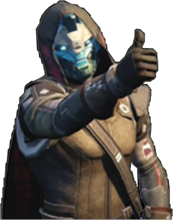 Destiny2 Exo Character Thumbs Up PNG