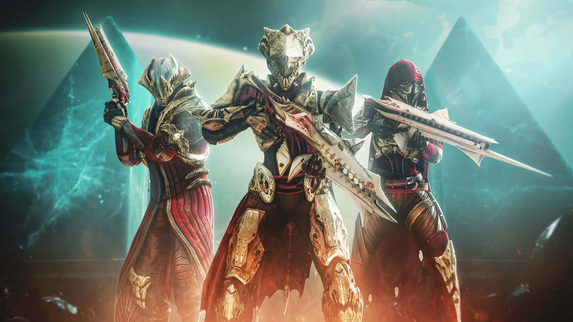 Gardiens De Destiny 2 Prêts Au Combat Fond d'écran