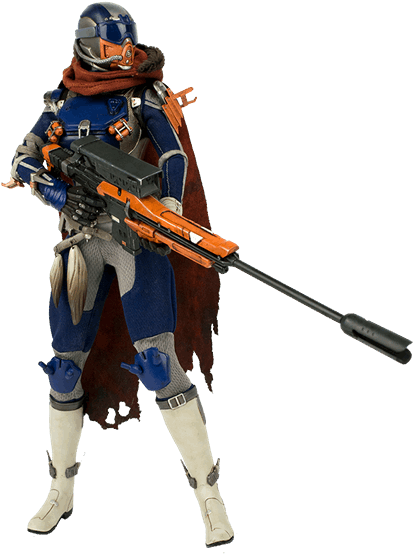 Destiny2 Guardianwith Rifle PNG