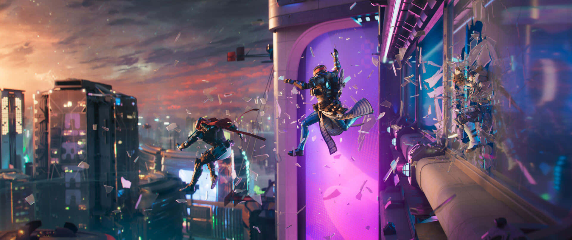 Destiny2 Lightfall Action Scene Wallpaper