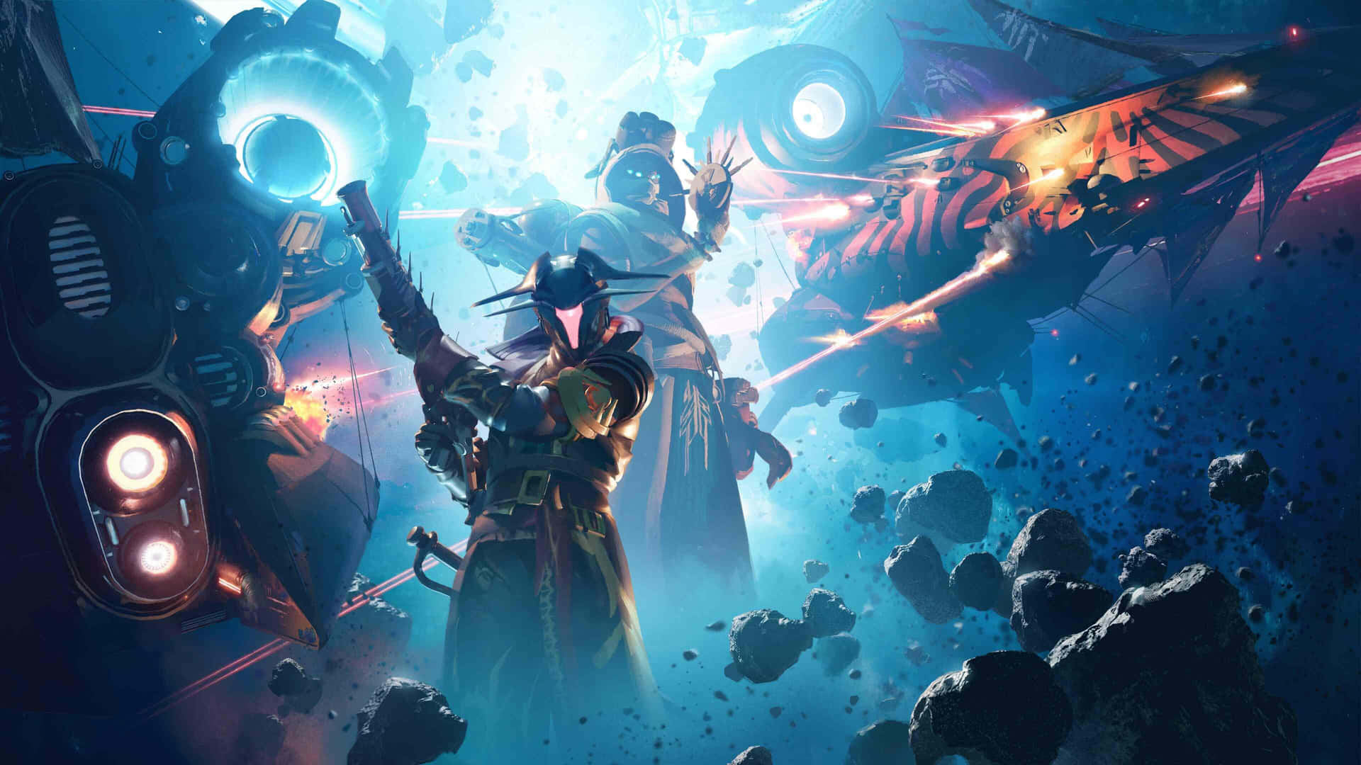Destiny2 Lightfall Epic Battle Artwork Wallpaper