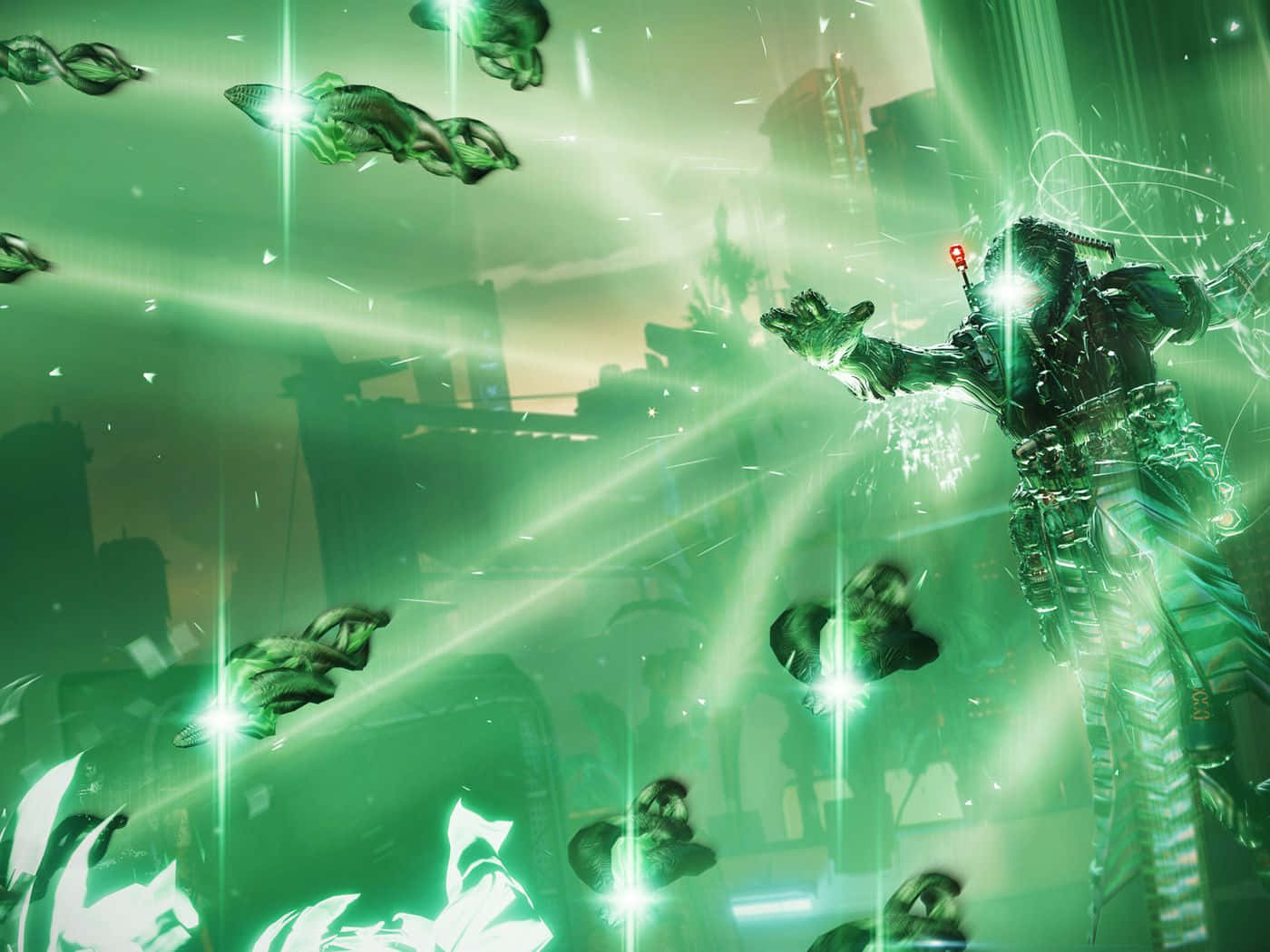 Destiny2 Lightfall Green Energy Showdown Wallpaper