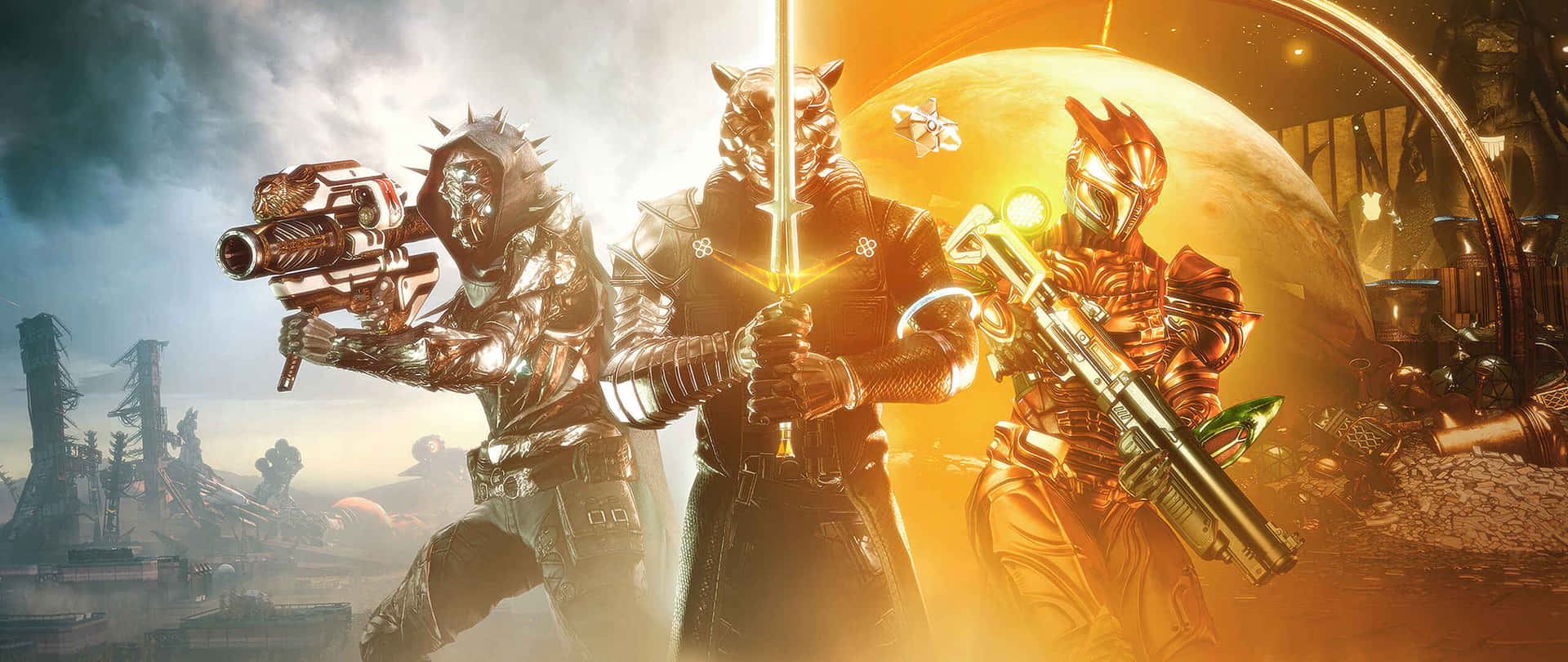 Destiny2 Lightfall Guardians Readyfor Battle Wallpaper