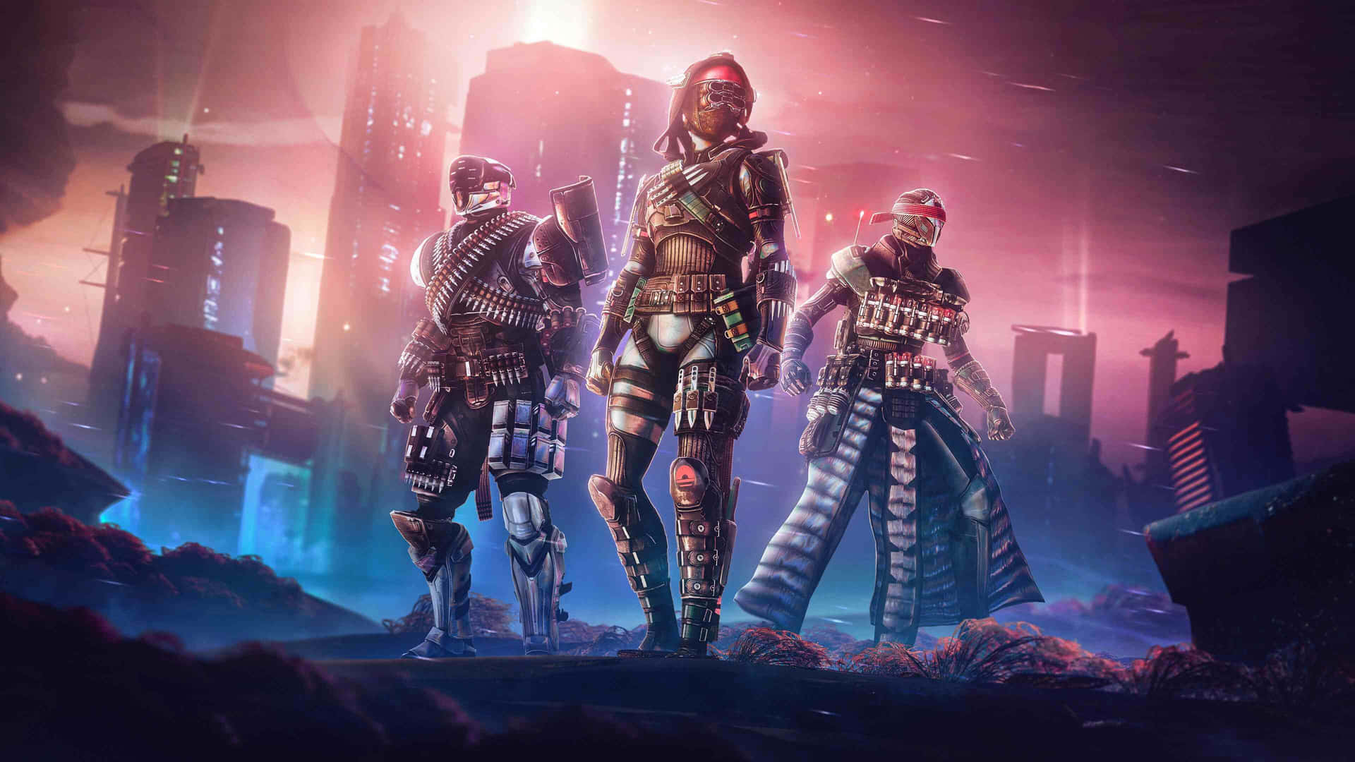 Destiny2 Lightfall Guardians Readyfor Battle Wallpaper