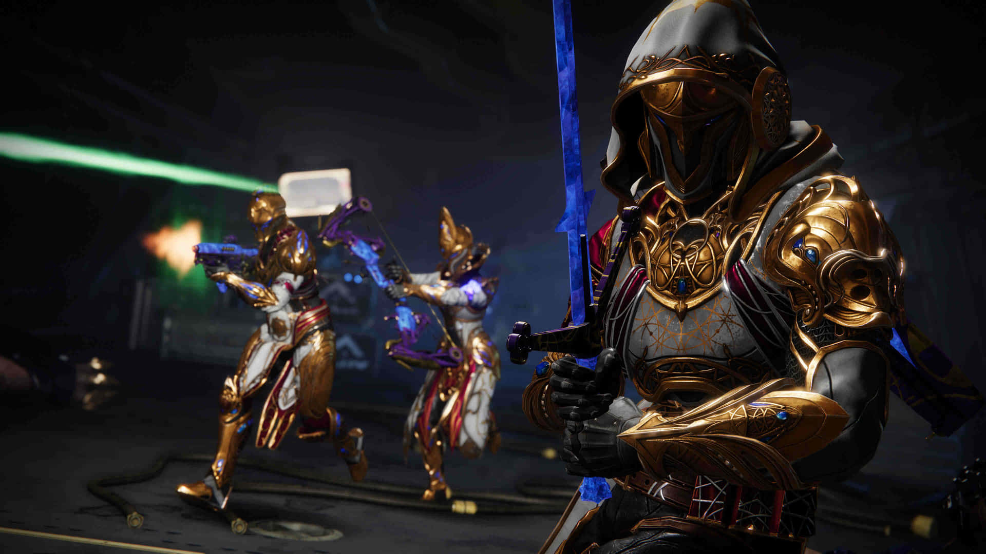 Destiny2 Lightfall Guardiansin Action Wallpaper