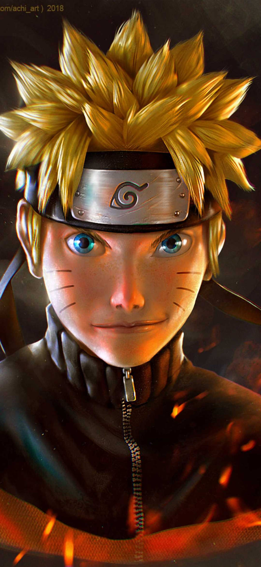 Detail 3d Artwork Naruto Mobile 4k Wallpaper