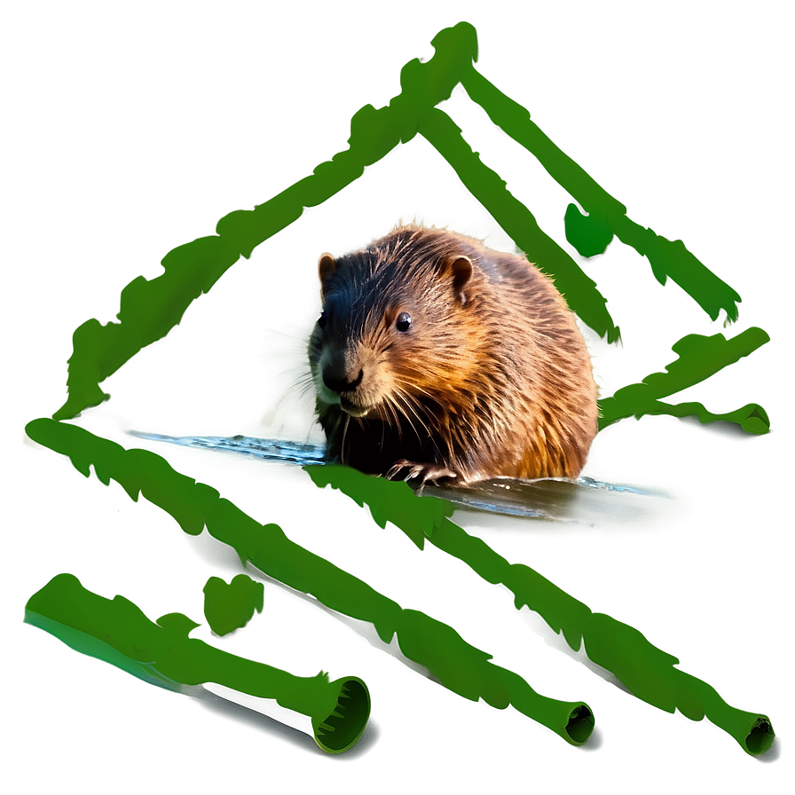 Detailed Beaver Outline Png Frq79 PNG