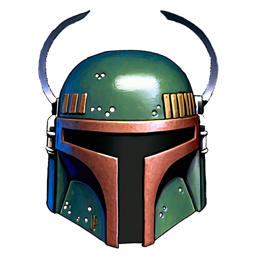 Download Detailed Boba Fett Helmet Replica Png Dfv95 | Wallpapers.com