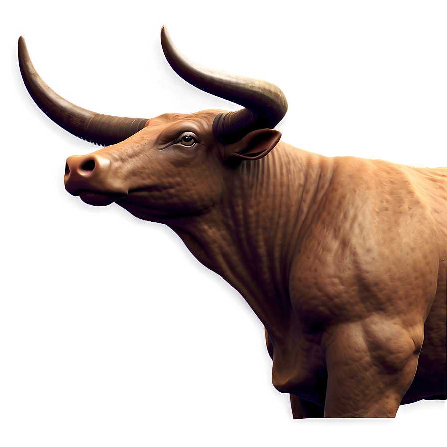 Detailed Bull Head Png Hwv54 PNG