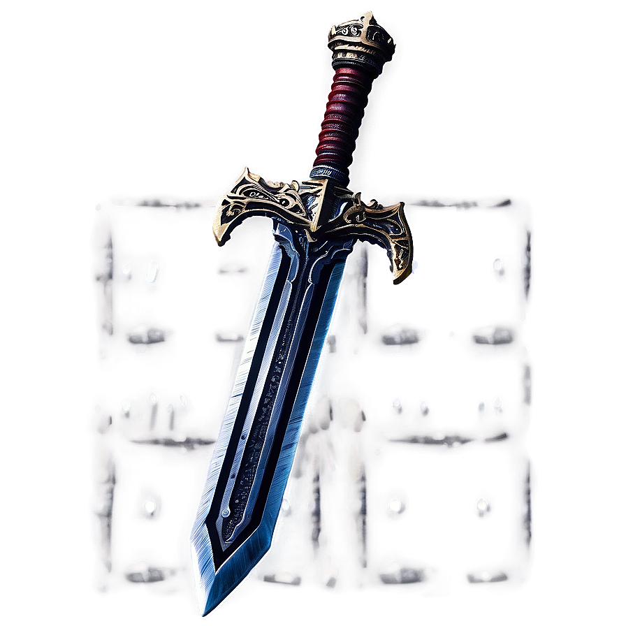 Detailed Buster Sword Graphic Png 06202024 PNG