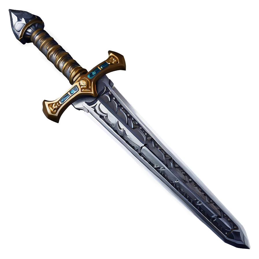 Detailed Buster Sword Graphic Png Plo79 PNG