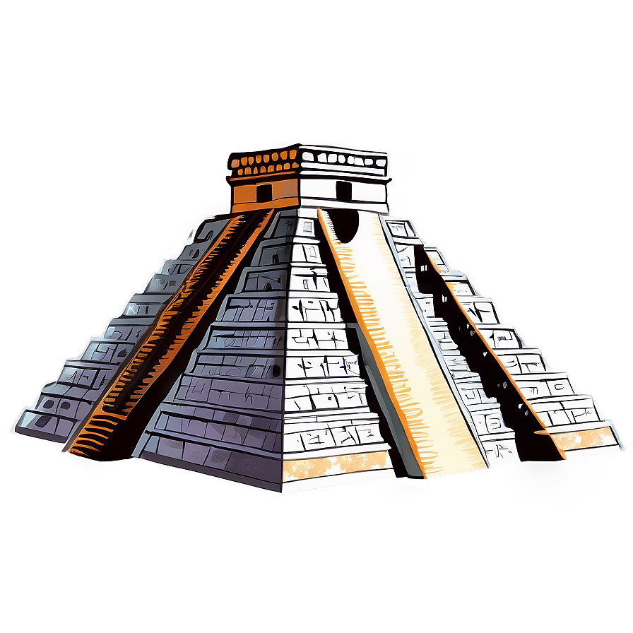 Detailed Chichen Itza Map Png Eog35 PNG