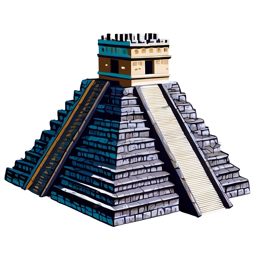 Detailed Chichen Itza Map Png Pyt PNG