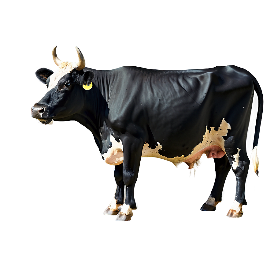 Detailed Cow Drawing Png Ork59 PNG