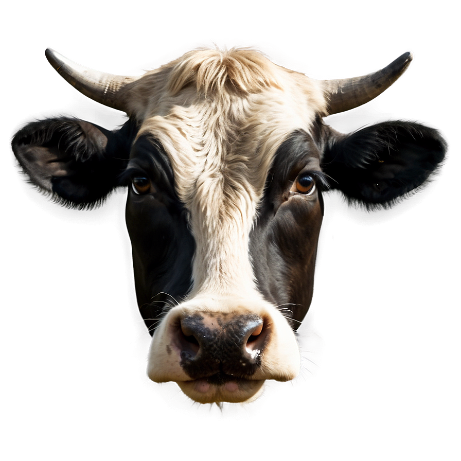 Detailed Cow Face Png Cuc PNG