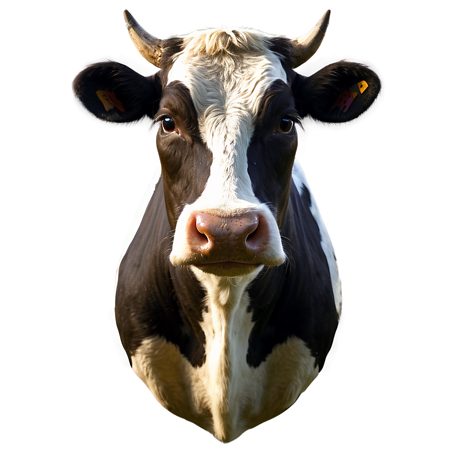 Detailed Cow Face Png Lnx17 PNG