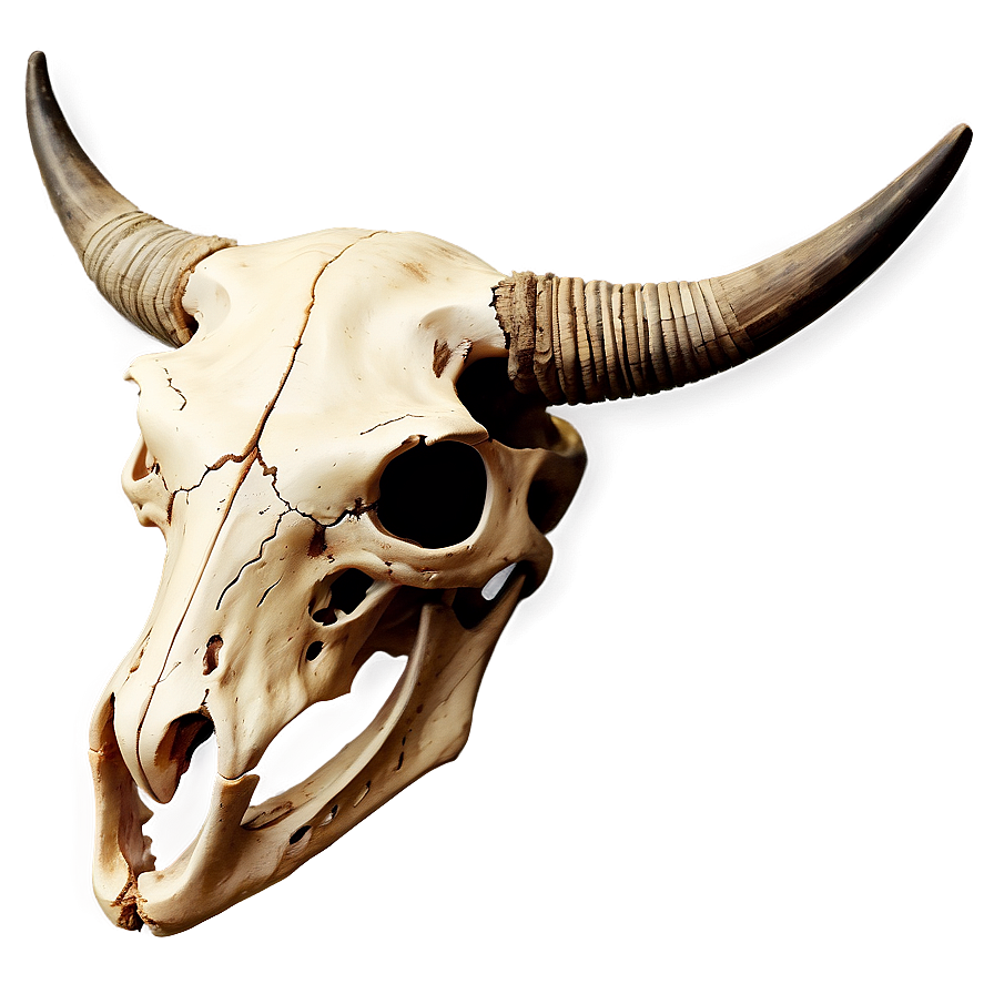 Detailed Cow Skull Sketch Png 22 PNG