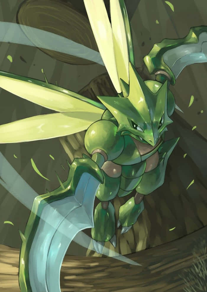 Detailed Drawing Of Scyther Wallpaper