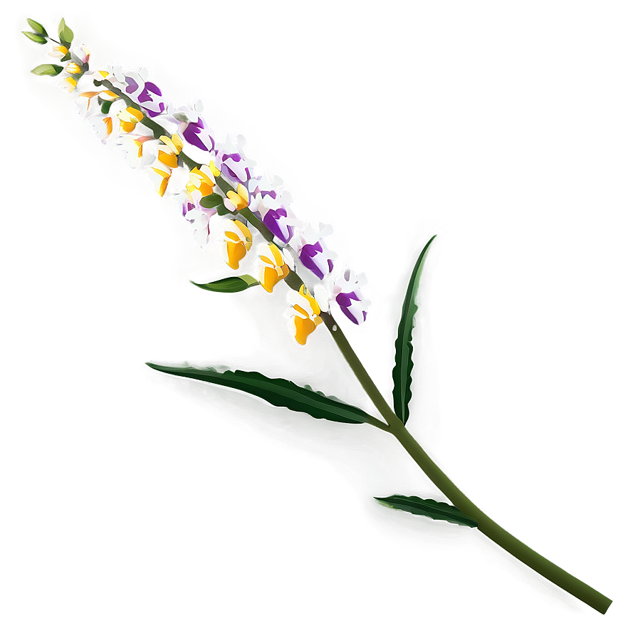 Detailed Flower Stem Png 2 PNG