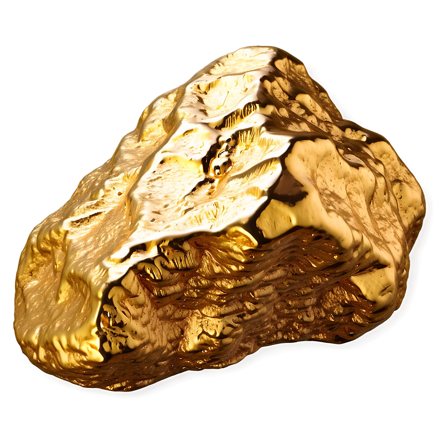 Detailed Gold Nugget Png Tua PNG