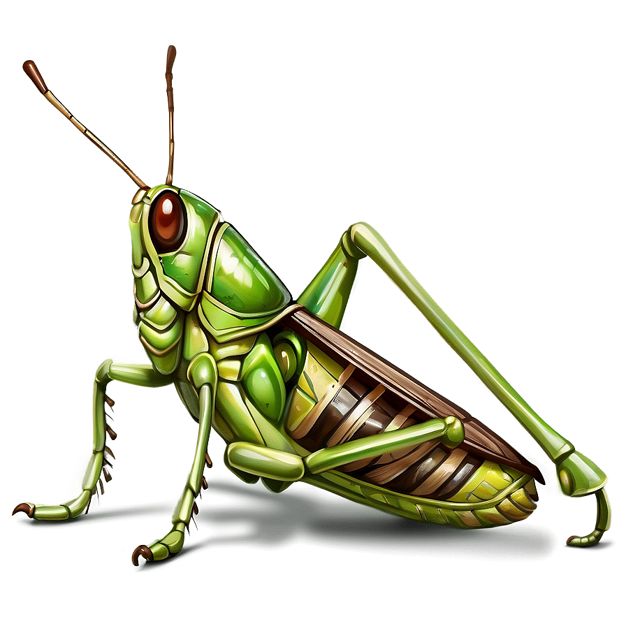 Download Detailed Grasshopper Drawing Png 21 | Wallpapers.com