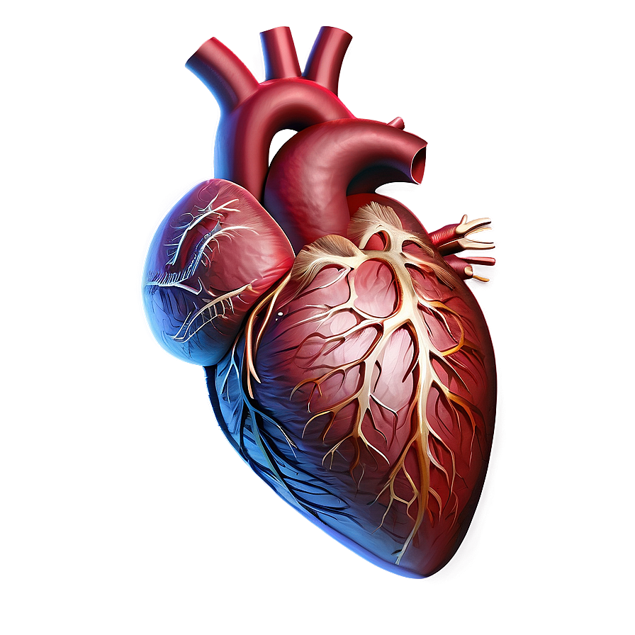 Detailed Heart Drawing Png Kbu PNG