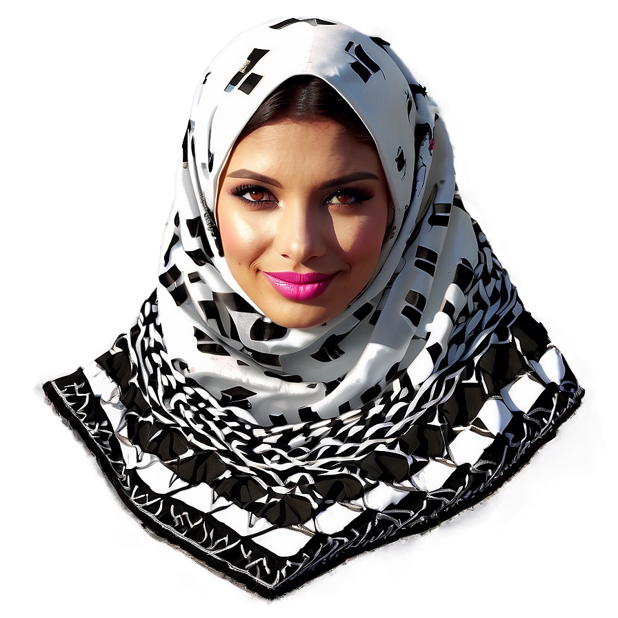 Detailed Keffiyeh Weave Pattern Png Uwi1 PNG